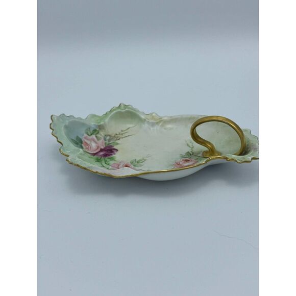 MZ Austria Candy Trinket Dish Vintage Porcelain Handpainted - Picture 8 of 8